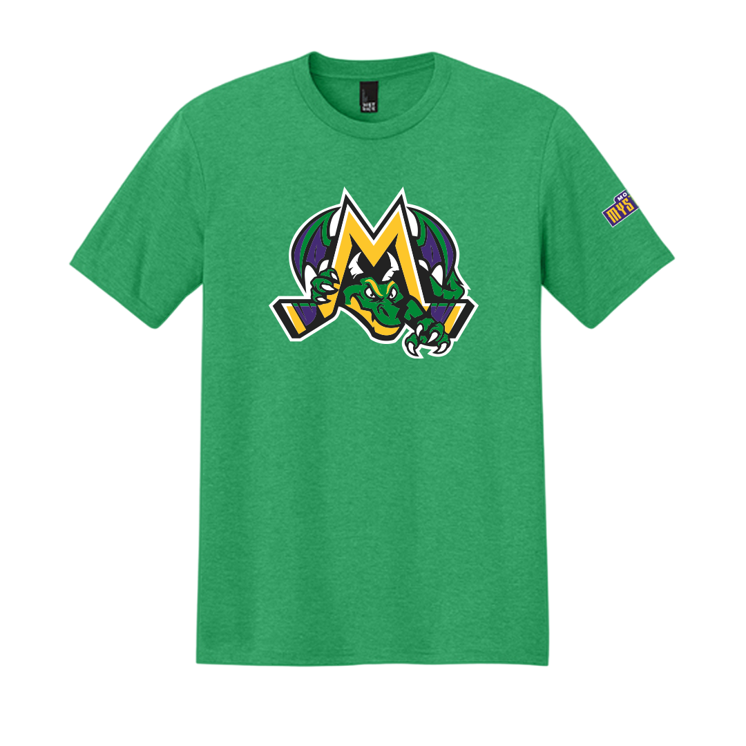 Mobile Mysticks Tri-Blend Green Frost Crest Shirt