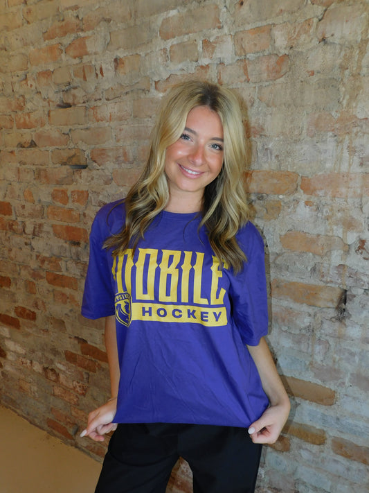 Mobile Mysticks Purple Regal Shield Shirt