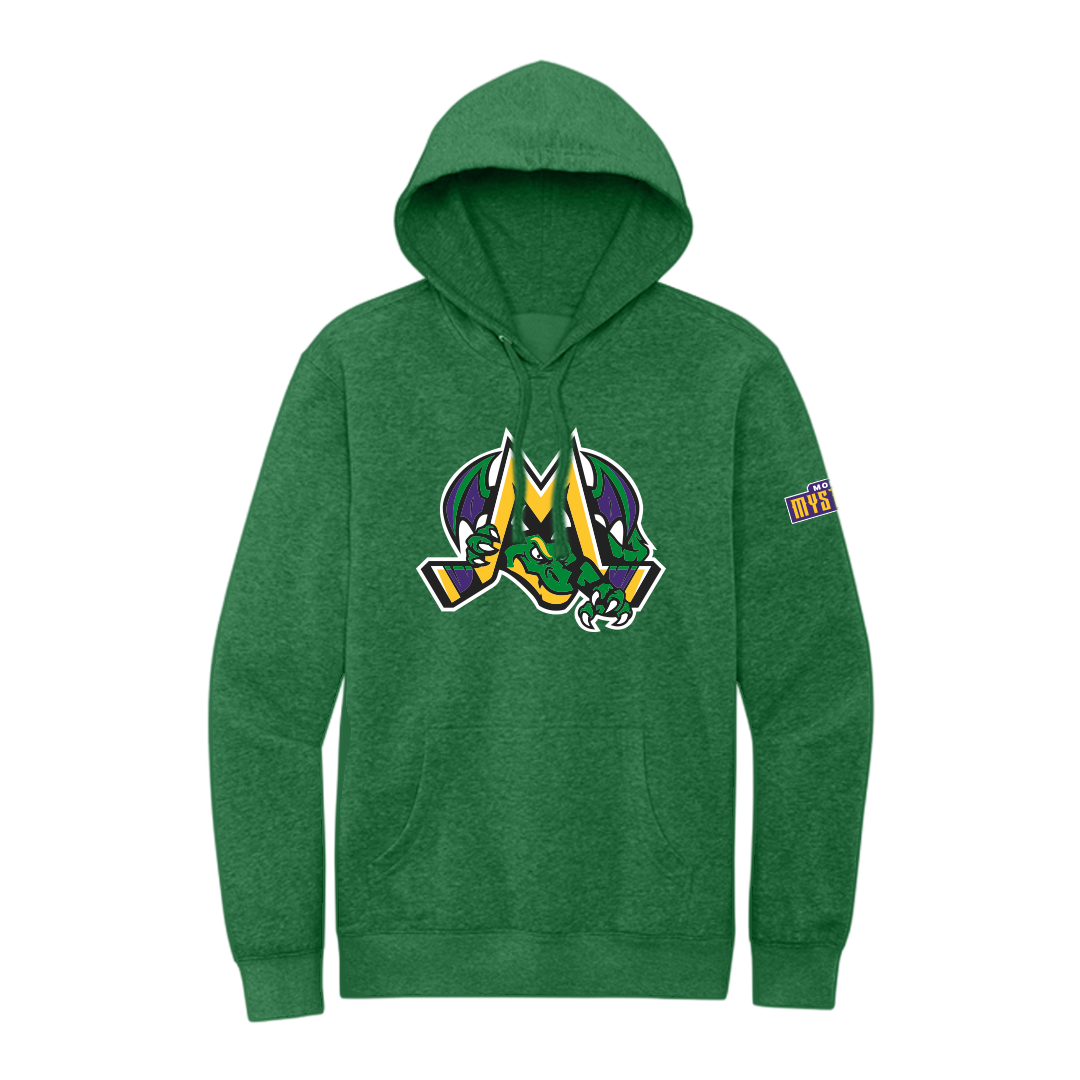 Mobile Mysticks Green Crest Hoodie
