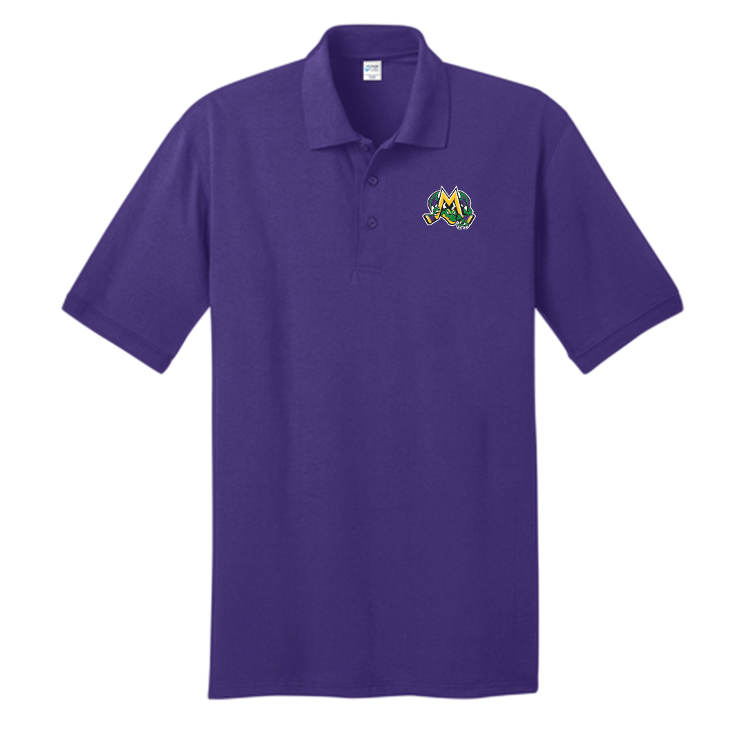 Mobile Mysticks Crest Purple Polo