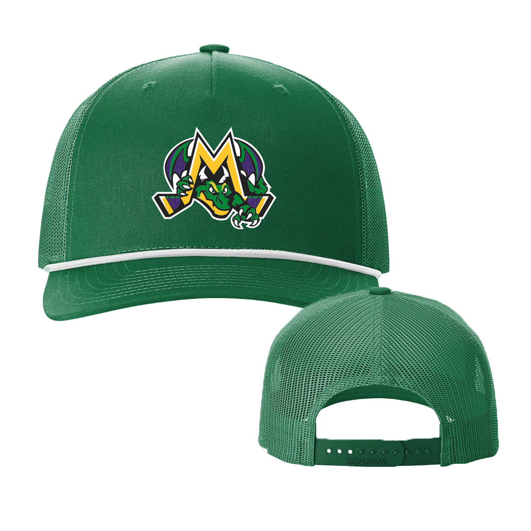 Mobile Mysticks Richardson Kelly/White Primary Rope Hat