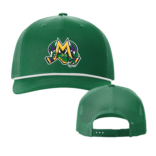 Mobile Mysticks Richardson Kelly/White Primary Rope Hat