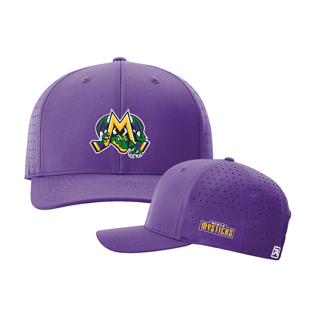 Mobile Mysticks Laser Perf Purple Primary Hat