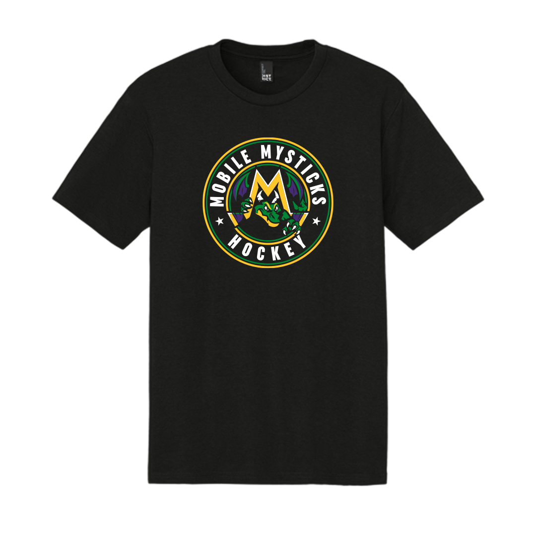 Mobile Mysticks Tri-Blend Black Frost Round Shirt