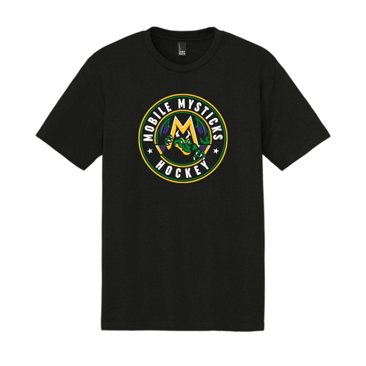 Mobile Mysticks Tri-Blend Black Frost Round Shirt