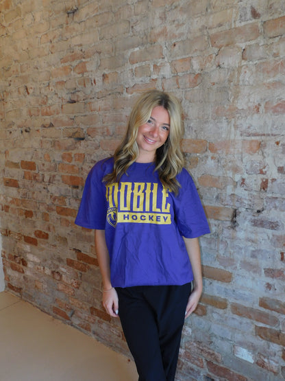 Mobile Mysticks Purple Regal Shield Shirt