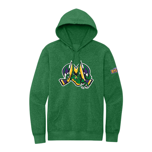 Mobile Mysticks Green Crest Hoodie