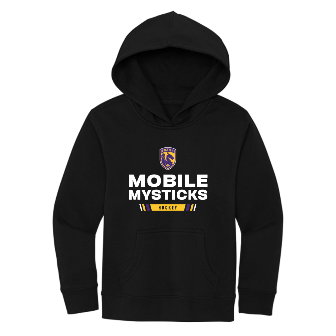 Mobile Mysticks Youth Black Royal Stripe Hoodie