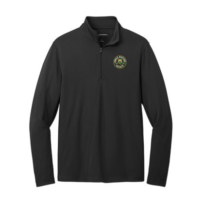 Mobile Mysticks Black Round Left Chest 1/4 Zip