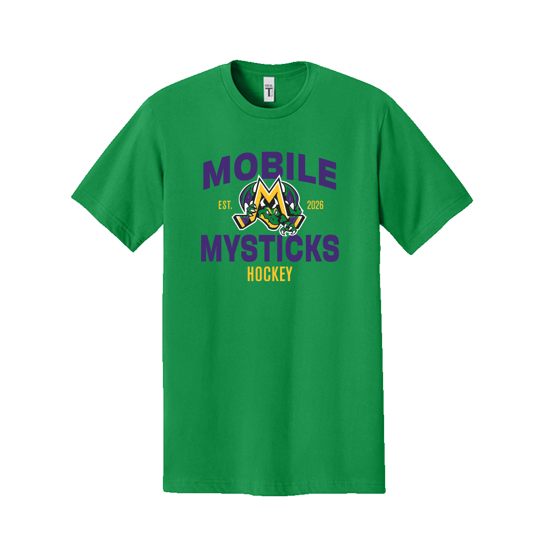 Mobile Mysticks Kelly Green Est Crest Shirt