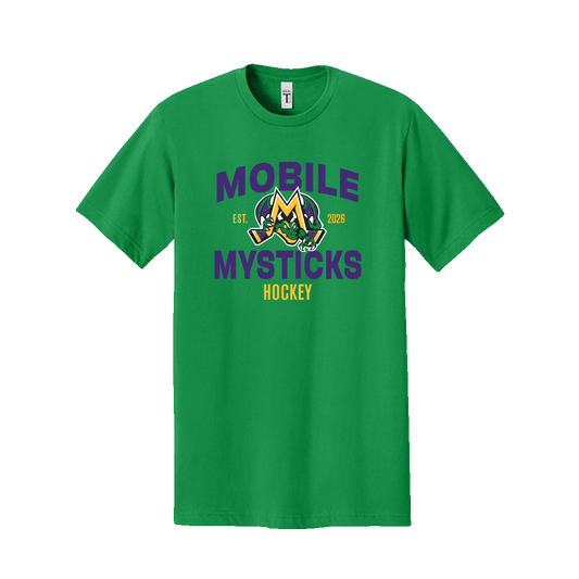 Mobile Mysticks Kelly Green Est Crest Shirt