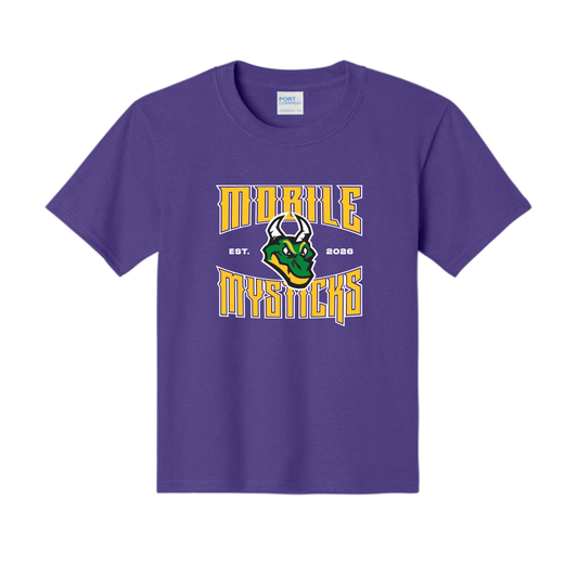 Mobile Mysticks Youth Purple Est Head Shirt