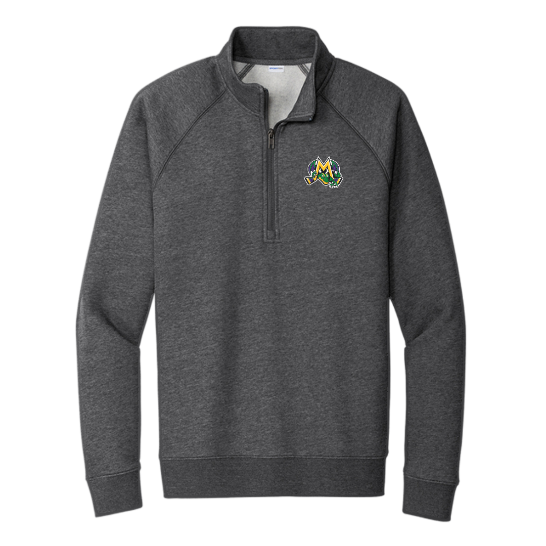 Mobile Mysticks Graphite Heather Crest 1/4 Zip
